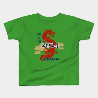 2024 YEAR OF THE DRAGON PART 1 Kids T-Shirt